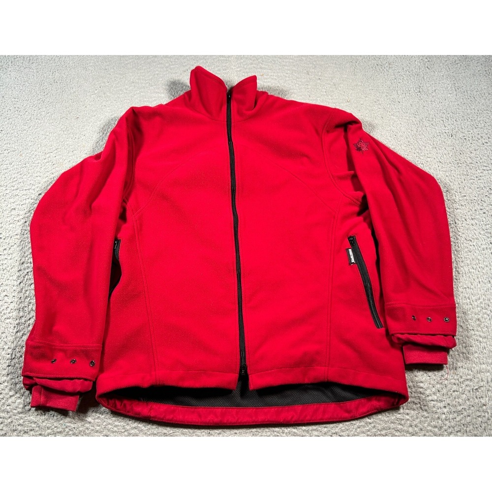 Zero Restriction Windstopper Jacket Womens Small Red Mesh Lined Golf Outerwear